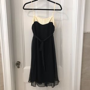 Silk maternity evening gown